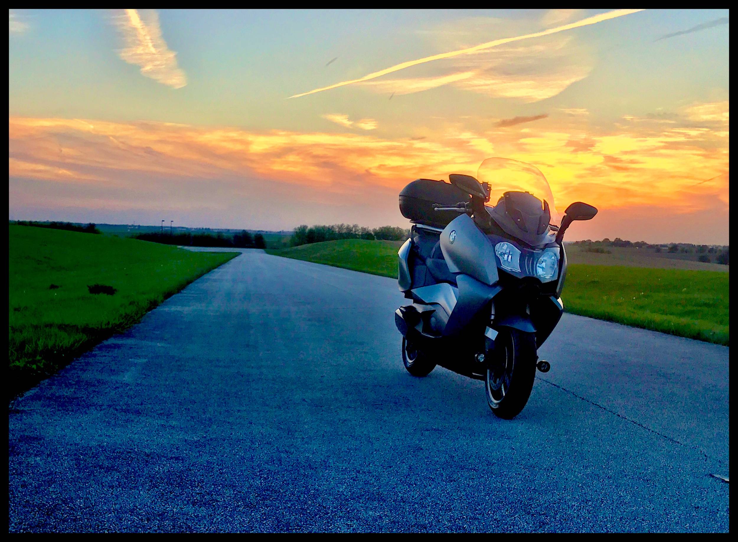 Ride home at Sunset